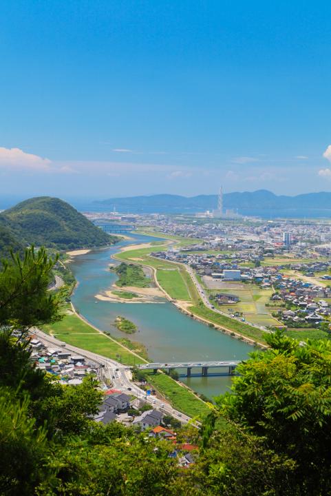 宝珠山からのまちなみ