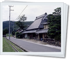 画像：旧街道・立場跡