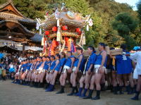 画像：塩屋荒神社秋祭り