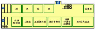 庁舎5階の案内図